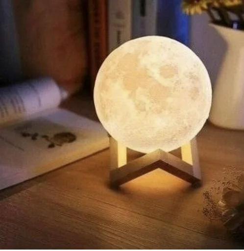Светильник декоративный Луна теплый белый 