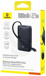 Power Bank Baseus EnerFill FC51 Bipow2 E0027600 10000mAh Black