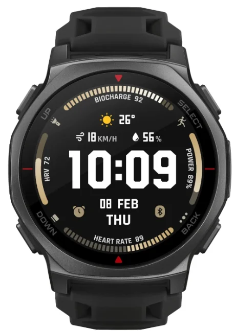 Смарт-часы Xiaomi Amazfit T-Rex 3 Pro 44 mm Tactical Black