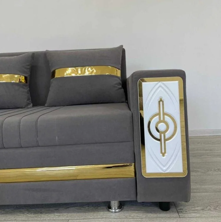 Диван Nasip Raiana 230х70см светло-коричневый купить,105000