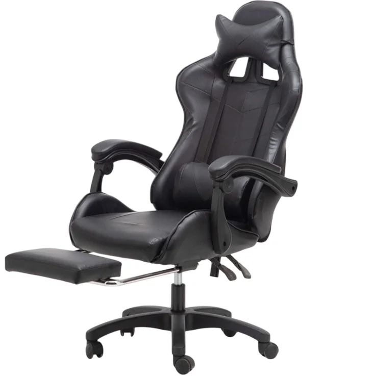 Игровое кресло 501126 138х55х48см черный