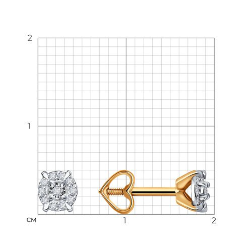 Серьги Diamant 51-222-01923-1 1,04гр. купить,NaN