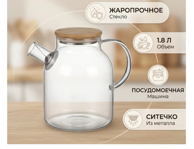 Чайник 1.8 л купить,NaN