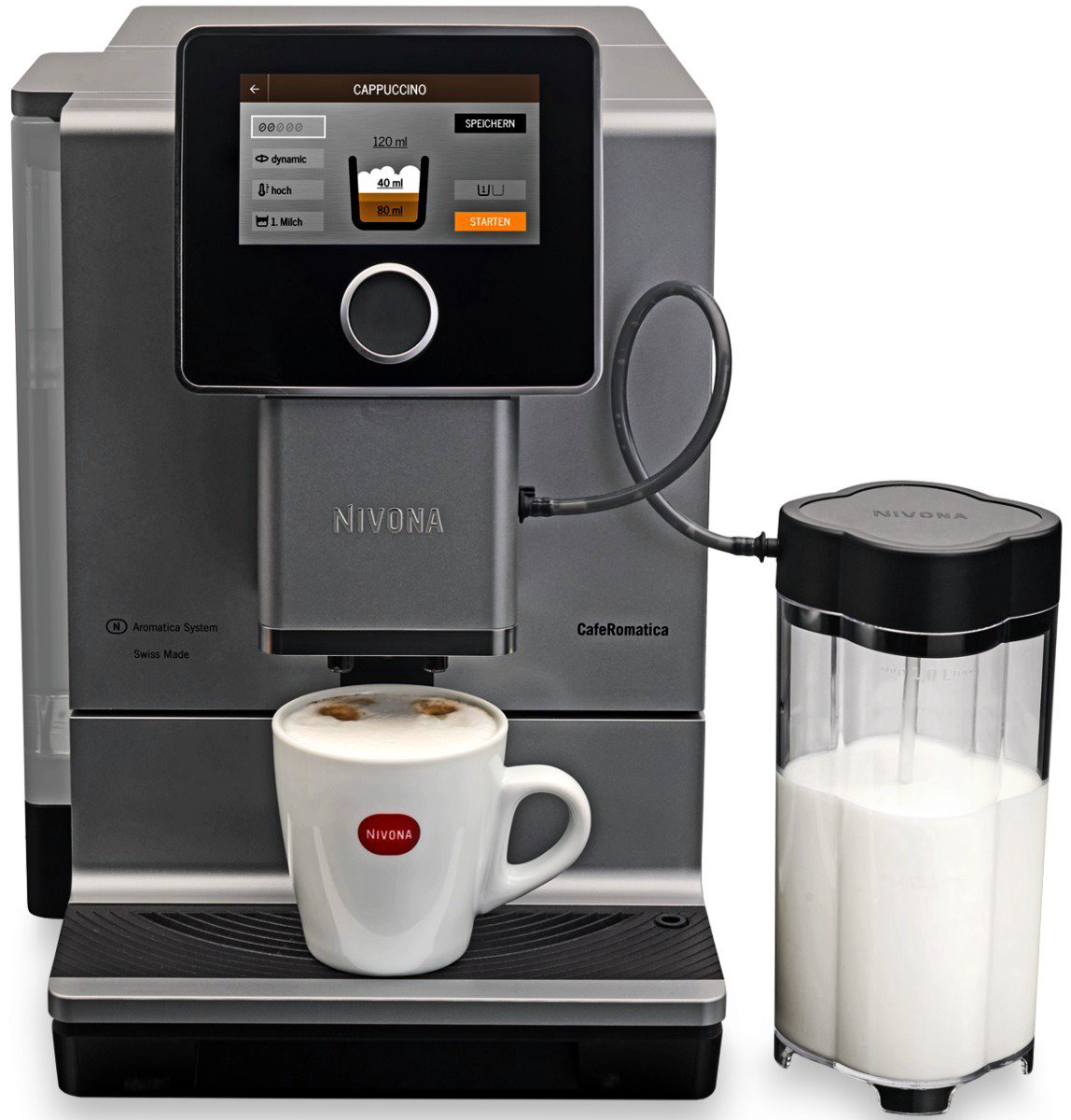 Кофемашина Nivona NICR 970 CafeRomatica cеребристая