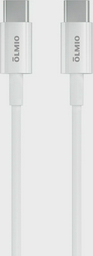 Кабель Olmio PD, Type-C - Type-C 1м 3А White