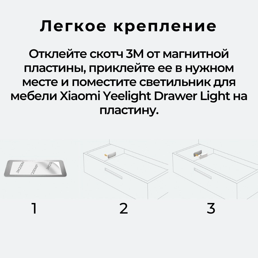 Yeelight ночник YLCTD001, пластик купить,NaN
