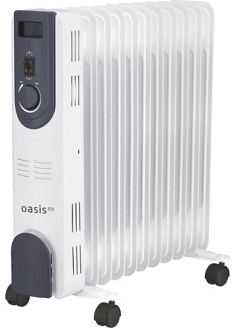 Масляный радиатор Oasis Pro OT-25 белый