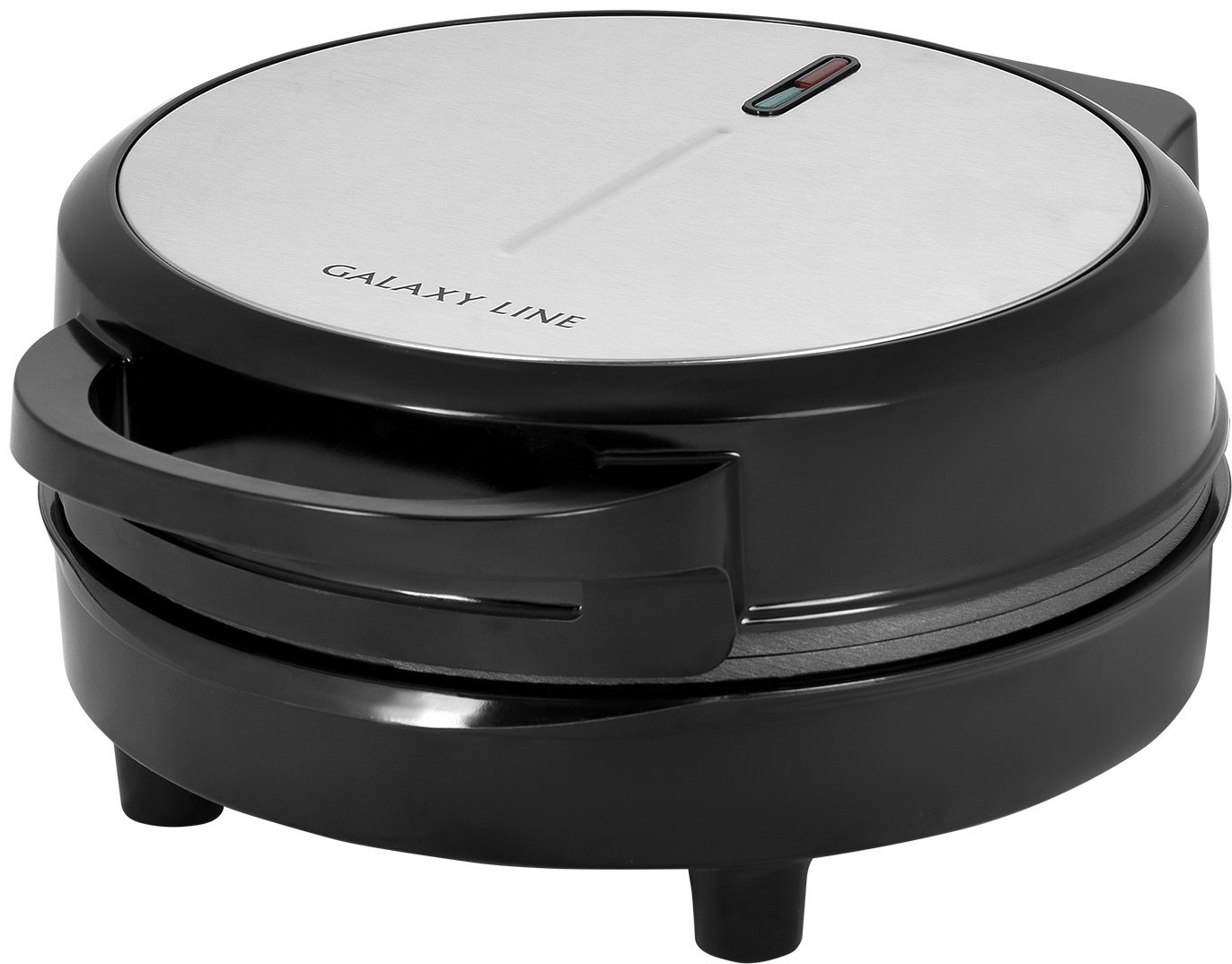Вафельница GALAXY LINE GL 2987 черный, серебристый