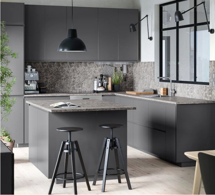 Дверь для шкафа Ikea Воксторп 90456024 серый купить,14482