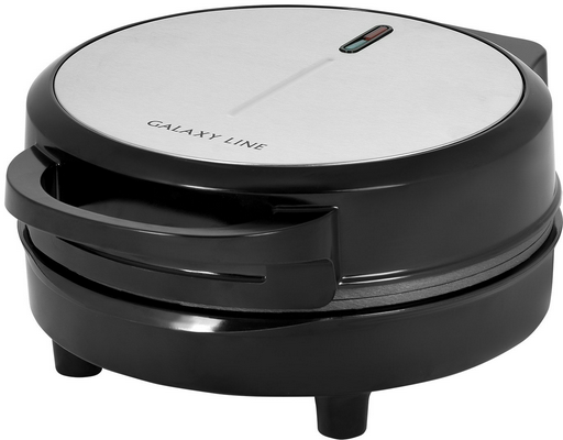 Вафельница GALAXY LINE GL 2987 черный, серебристый