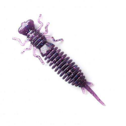 Силиконовая приманка Fanatik Larva 75мм фиолетовый купить,NaN