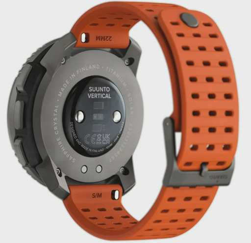 Смарт-часы Suunto Vertical Titanium Solar Canyon SS050861000 49 мм Grey Orange