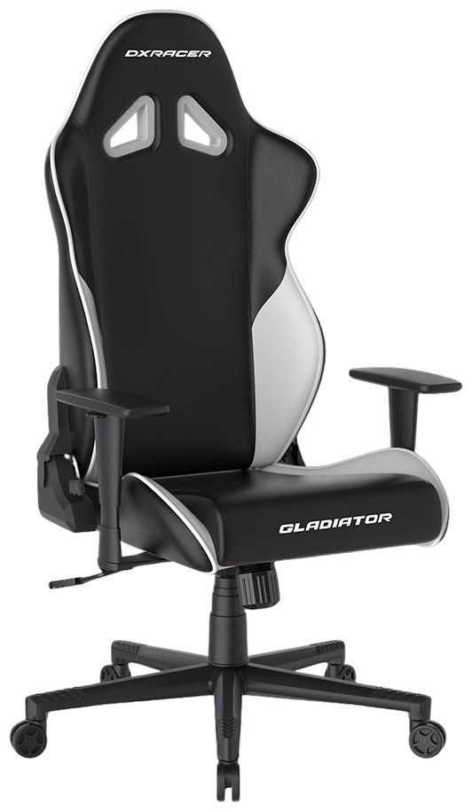 Игровое кресло DXRacer GC/LPF24LTC/NW, белый, черный