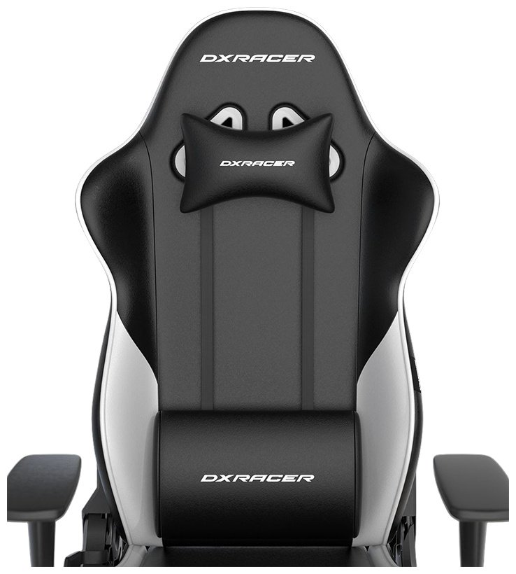 Игровое кресло DXRacer GC/LPF24LTC/NW, белый, черный