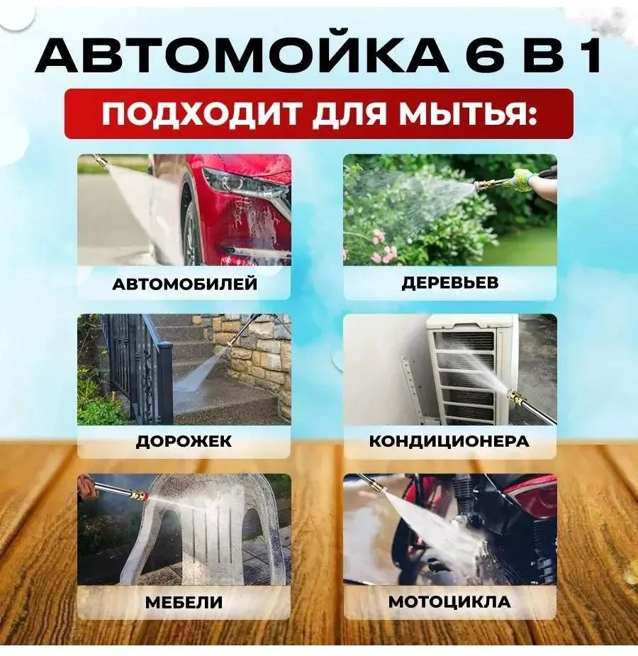 Мойка высокого давления 413044444 30 бар черная  купить,14000