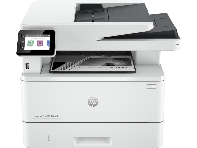 МФУ HP LaserJet Pro 4103fdn 2Z628A White
