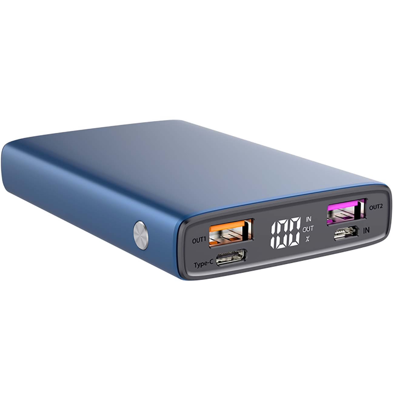 Power Bank TFN TFN-PB-274-BL 10000mAh синий - ForteMarket Power Bank TFN TFN-PB-274-BL 10000mAh синий купить,0