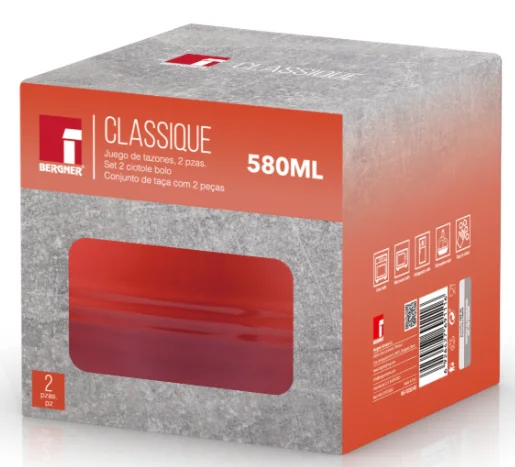 Набор посуды Bergner Classique BG BG-10232-RD 2 предмета красный - ForteMarket Набор посуды Bergner Classique BG BG-10232-RD 2 предмета красный купить,0