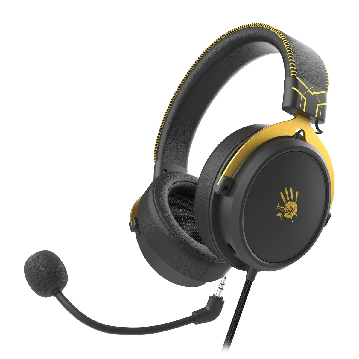 Наушники A4Tech Bloody M590i Sports Lime черно- желтые
