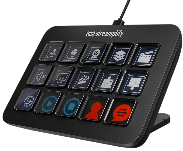 Контроллер для стриминга Streamplify Streaming Deck One черный купить,71858