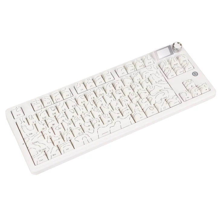 Клавиатура Ajazz MK87 Pro Peach Switch White купить,41990