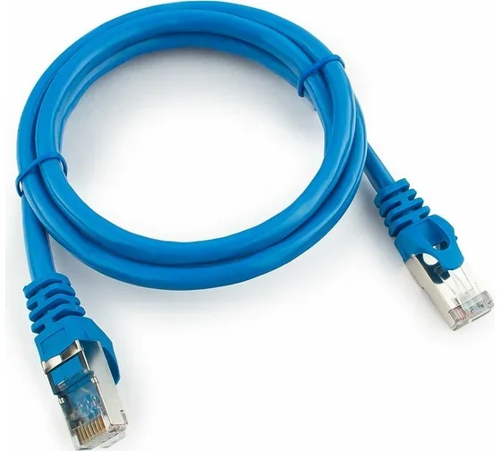 Патч-корд Cablexpert CAT6 FTP PP6-1M/B RJ45/8P8C 1m Blue купить,0