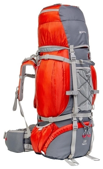 Рюкзак NISUS N-TB1177-100L треккинговый 100 л серый, оранжевый купить,NaN