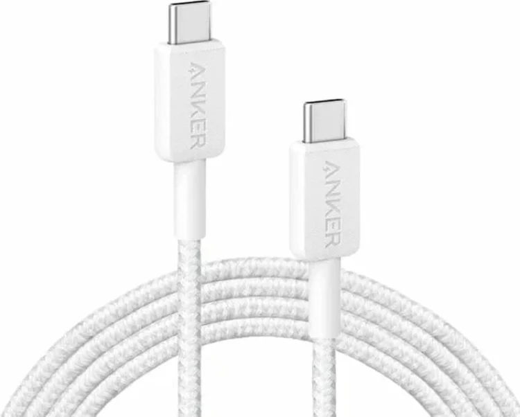 Кабель Anker A81F5G21 USB-C to USB-C 1м белый купить,4990