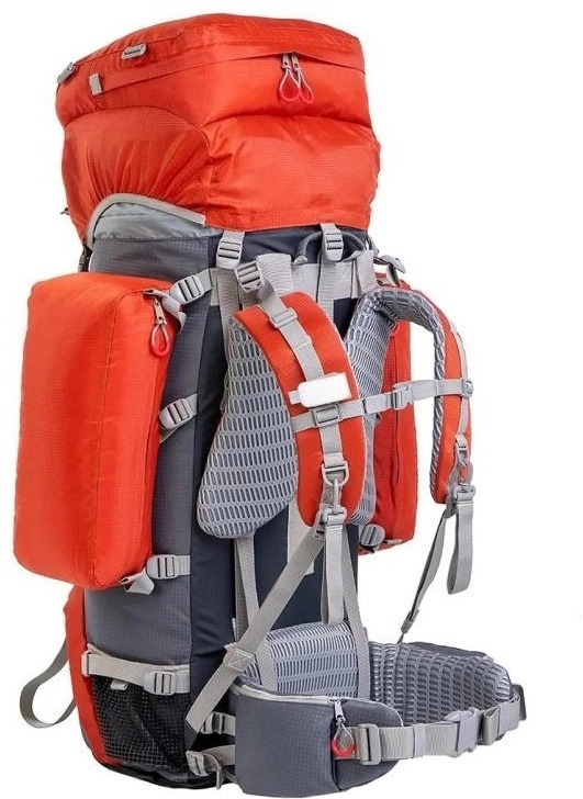 Рюкзак Nisus N-TB1179-100L для охоты и рыбалки 100 л серый, оранжевый купить,NaN