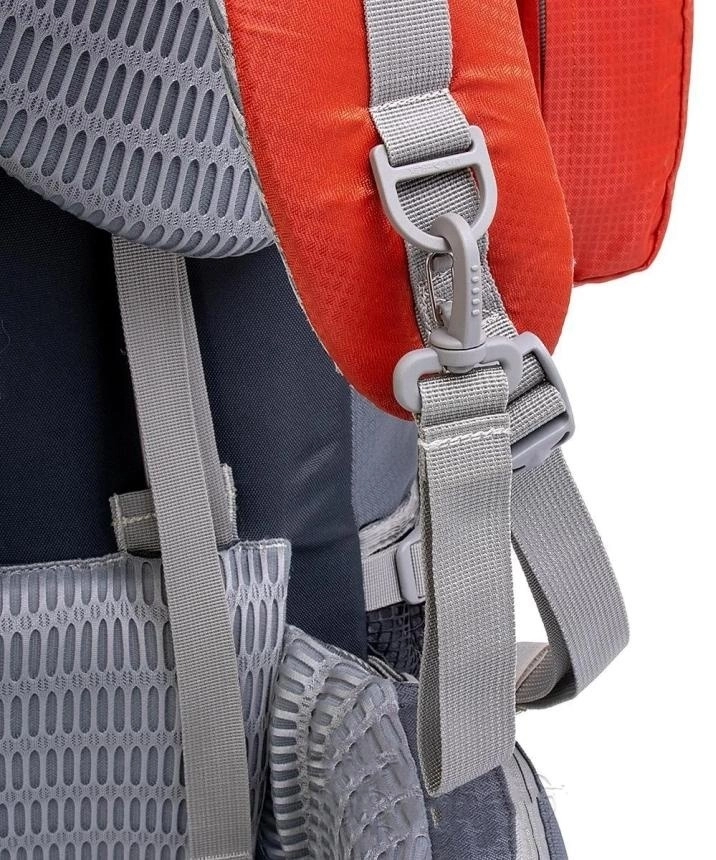 Рюкзак Nisus N-TB1179-100L для охоты и рыбалки 100 л серый, оранжевый купить,NaN