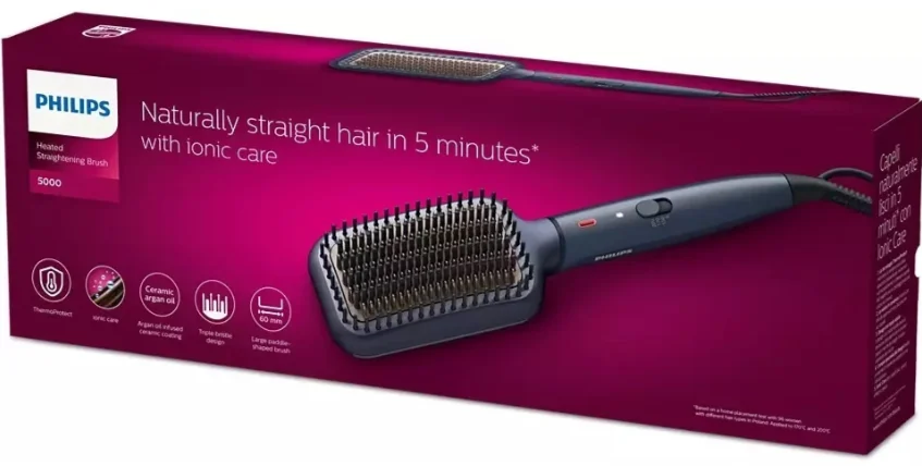 Расческа-выпрямитель Philips Series 5000 BHH885/00 купить,NaN