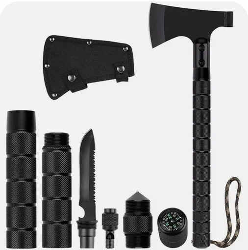 Туристический инструмент Multiaxe чёрный