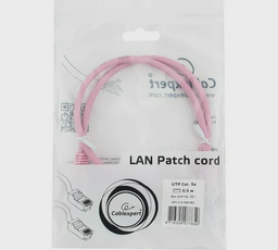 Патч-корд Cablexpert UTP PP12-0.5M/RO 5e RJ45/8P8C 0.5m Pink