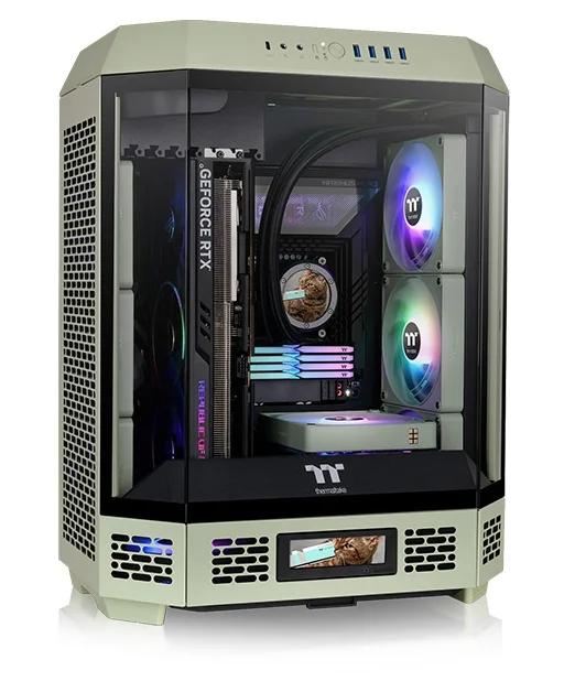 Корпус Thermaltake The Tower 600 CA-1Z1-00MEWN-00 Matcha Green