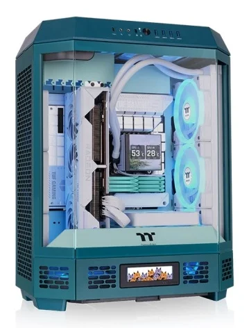 Корпус Thermaltake The Tower 600 CA-1Z1-00MTWN-00 Transformative Teal купить,104695