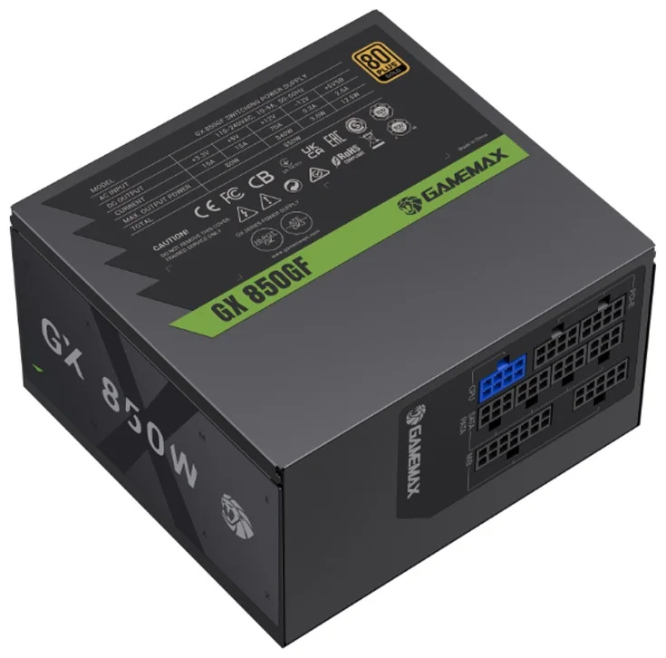 Блок питания GameMax GX 850GF 2132-0850B0019 850Вт