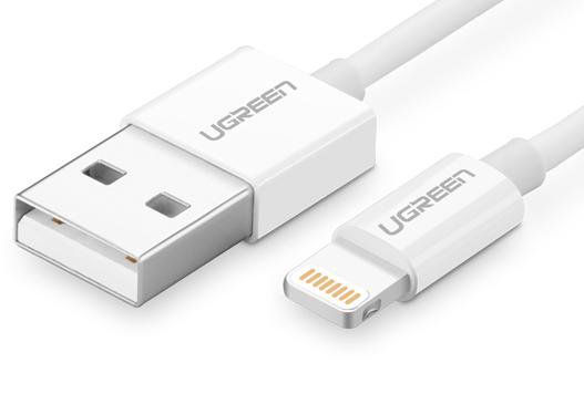Кабель Ugreen Lightning US155 белый купить,NaN