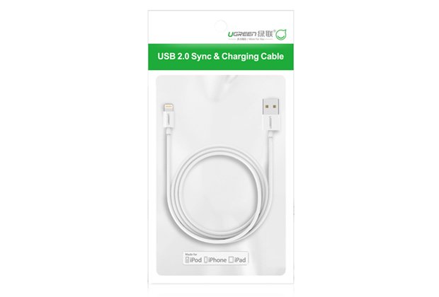 Кабель Ugreen Lightning US155 белый купить,NaN