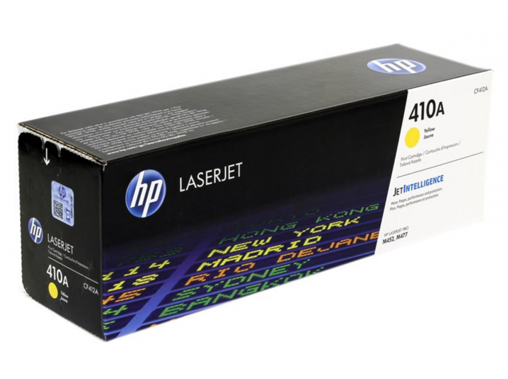 Картридж HP 410A CF412A желтый
