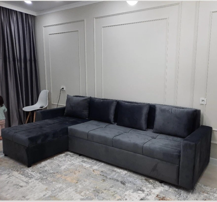 Диван Mebel.qazaqstan Сomfort 77 серый купить,331700