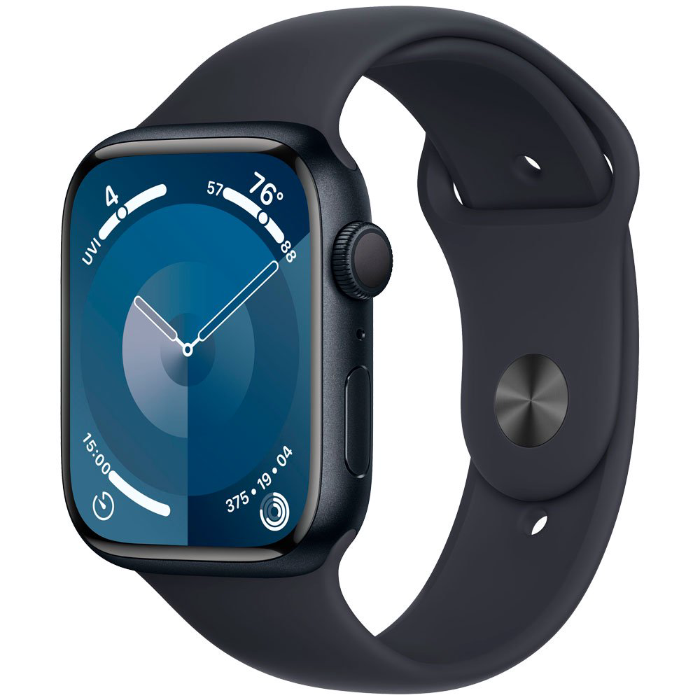 Смарт-часы Apple Watch Series 9 GPS 45mm MR993 Midnight Aluminum Case with Midnight Sport Band - S/M купить,NaN
