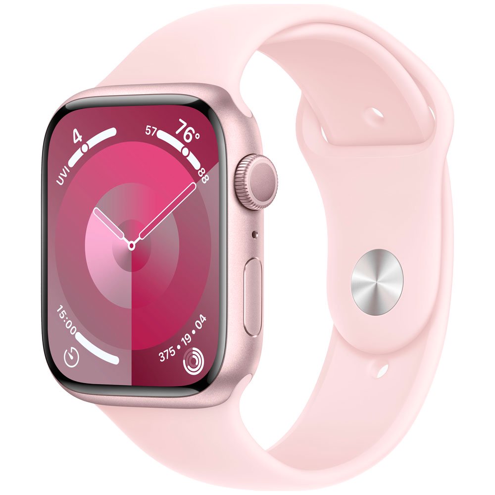 Смарт-часы Apple Watch Series 9 GPS 45mm MR9G3 Pink Aluminum Case with Light Pink Sport Band - S/M