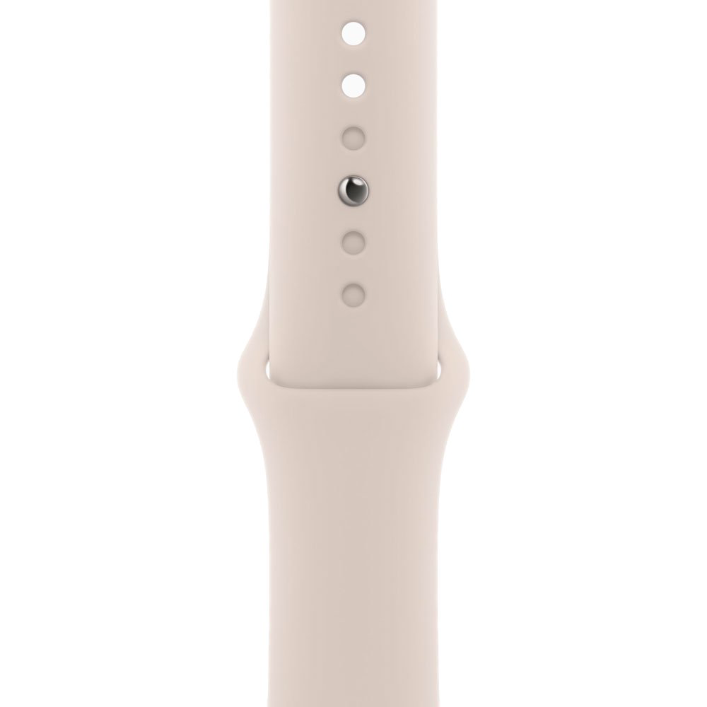 Смарт-часы Apple Watch Series 9 GPS 41mm MR8T3 Starlight Aluminum Case with Starlight Sport Band - S/M купить,NaN