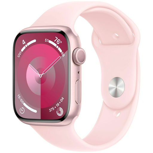 Смарт-часы Apple Watch Series 9 GPS 45mm MR9G3 Pink Aluminum Case with Light Pink Sport Band - S/M