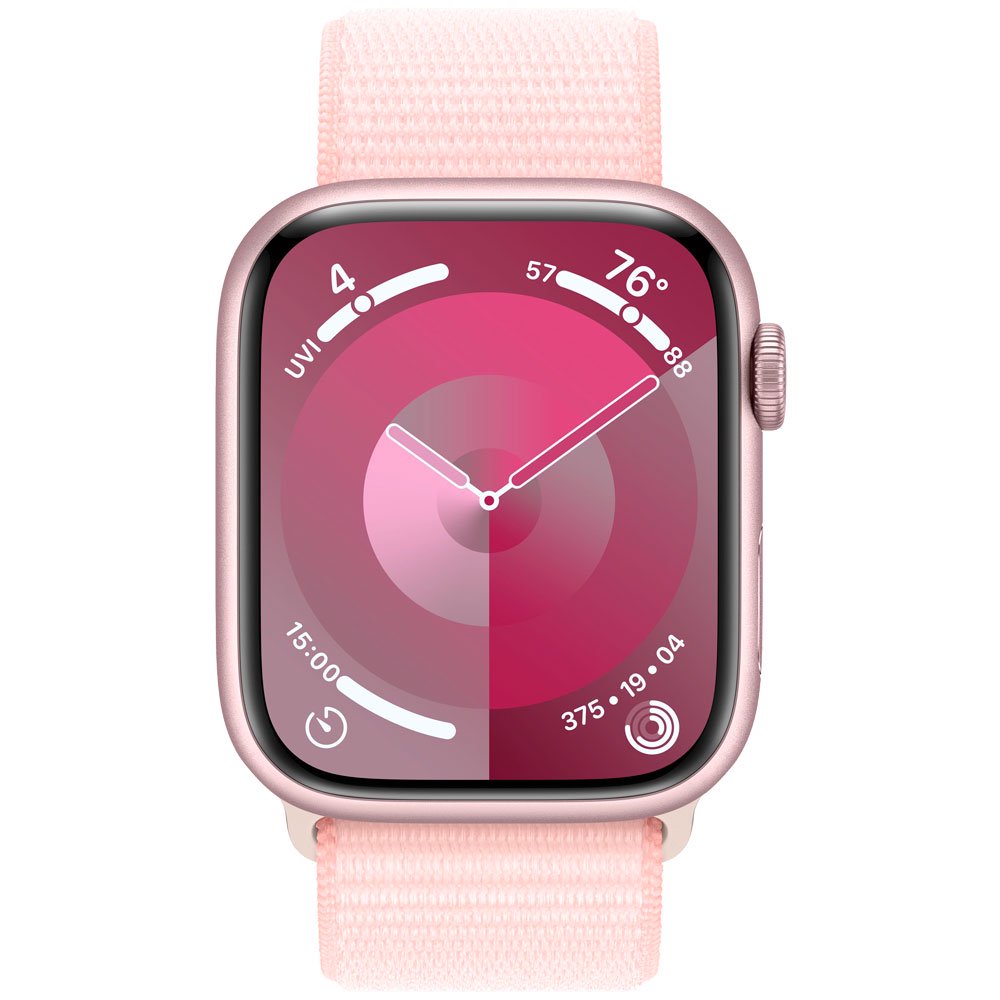 Смарт-часы Apple Watch Series 9 GPS 45mm MR9J3 Pink Aluminum Case with Light Pink Sport Loop купить,NaN
