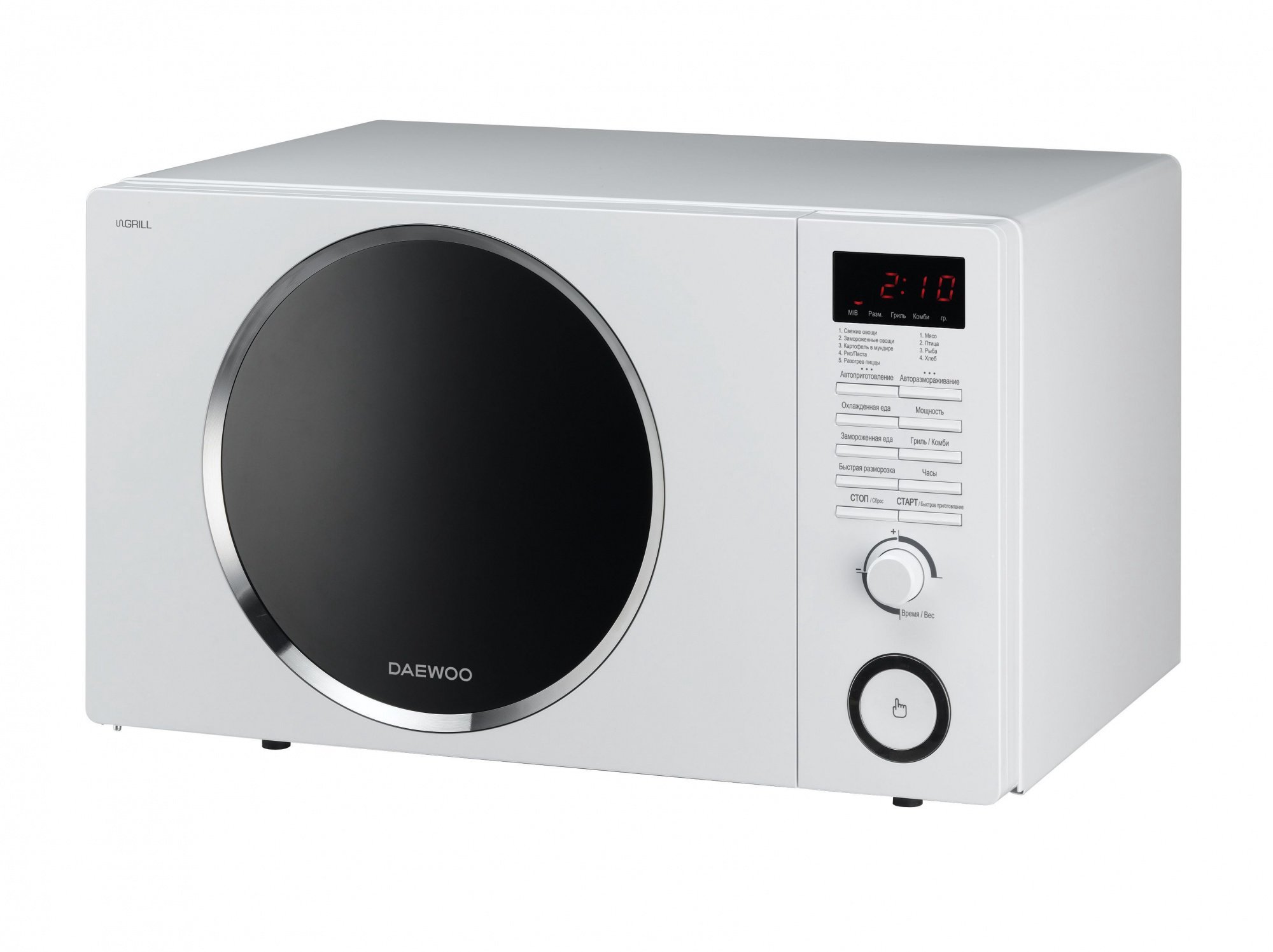 Микроволновая печь Daewoo KQG 81HRW белая купить,NaN