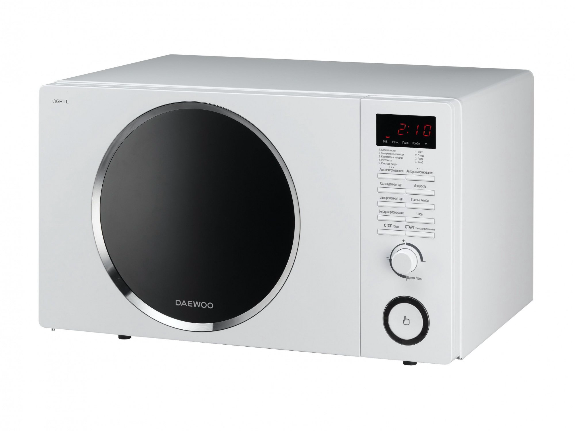 Микроволновая печь Daewoo KQG 81HRW белая купить,NaN