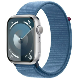 Смарт-часы Apple Watch Series 9 GPS 45mm MR9F3 Silver Aluminum Case with Winter Blue Sport Loop