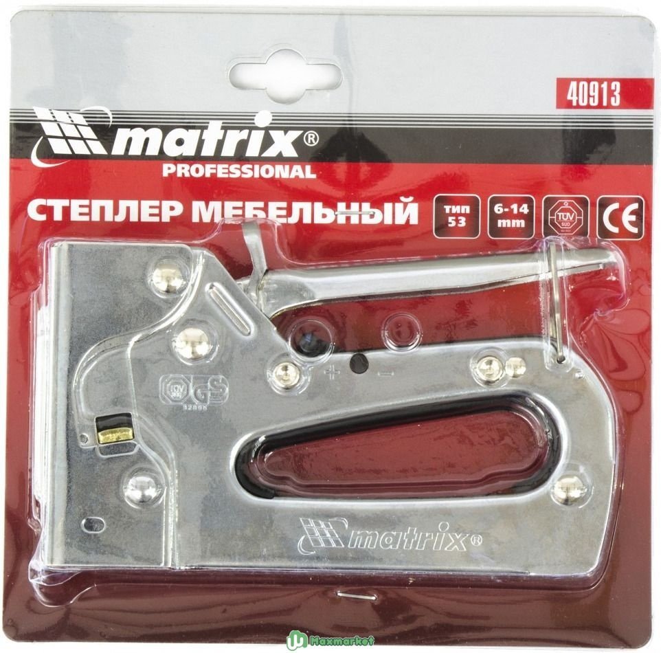 Скобозабиватель Matrix механический 40913 - ForteMarket Скобозабиватель Matrix механический 40913 купить,0