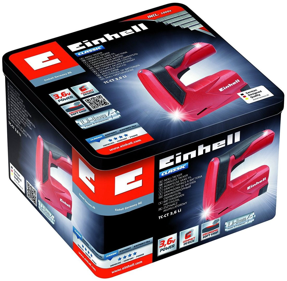 Скобозабиватель Einhell аккумуляторный TC-CT 3.6 LI 4257880 купить,NaN